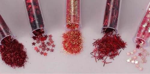 Mixed Glitter & Flitter Set - Valentines For Paper Crafts