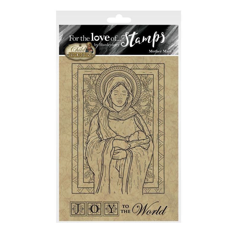 Mother Mary & Joy to The World Clear Rubber Stamps by Hunkydory Crafts