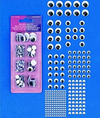 Movable Eyes in a Variety of Sizes for Paper Crafting