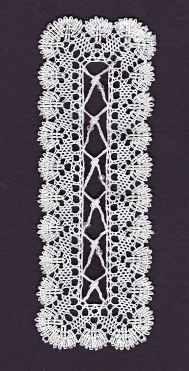 October Birthstone Bookmark Torchon Bobbin Lace Pattern