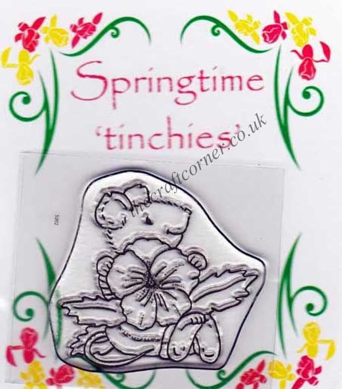 Pansy Mouse Clear Rubber Stamps by Crafty Impressions