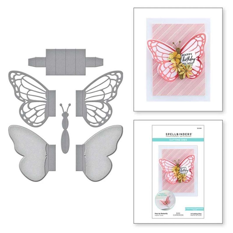 Pop Up Butterfly Metal Paper Craft Cutting Dies