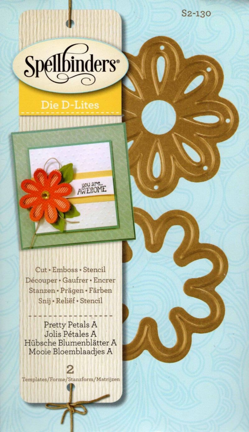 Pretty Petals A Spellbinders Die S2-130