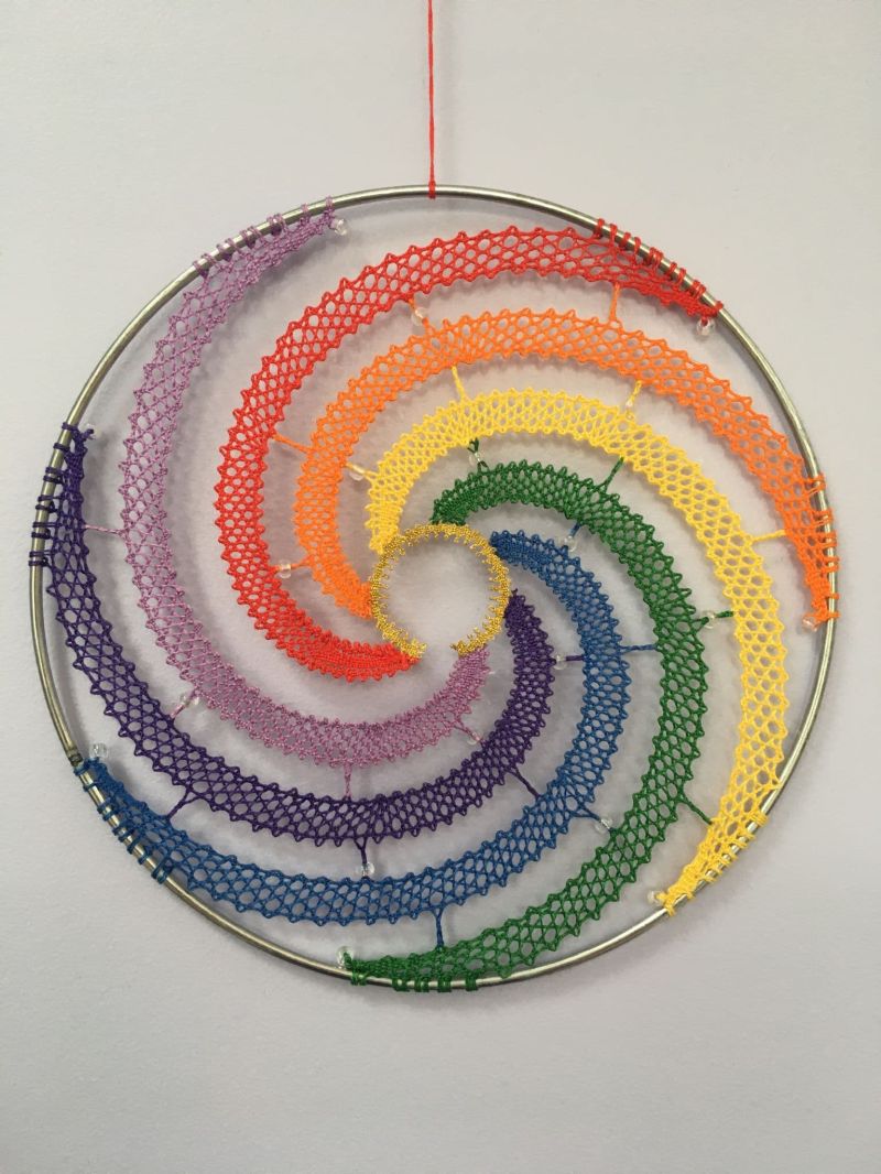 Rainbow In A Ring Torchon Bobbin Lace Pattern