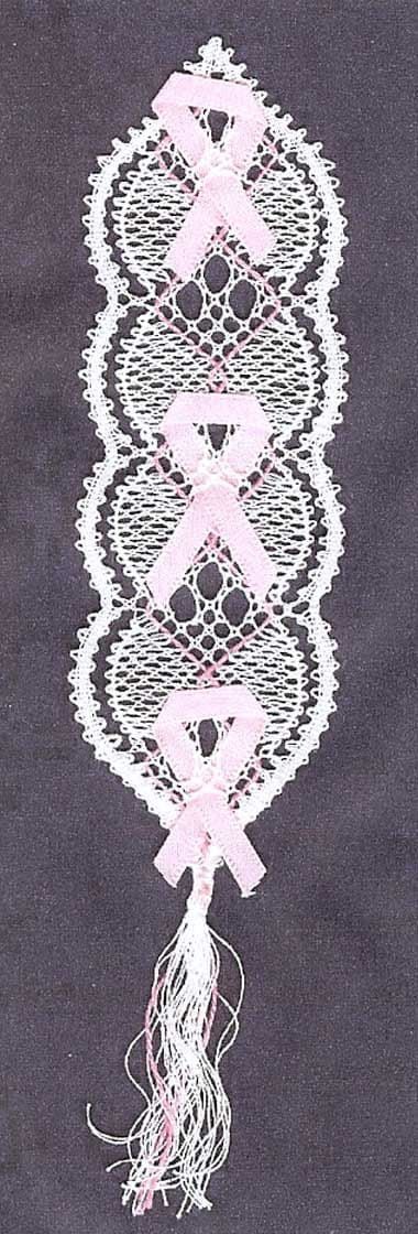 Ribbon Bookmark Torchon Bobbin Lace Pattern