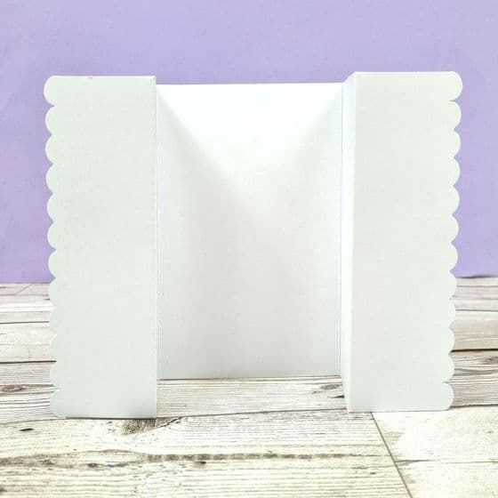 Scalloped Gatefold Card - Card Blanks & Envelopes For Paper Crafting