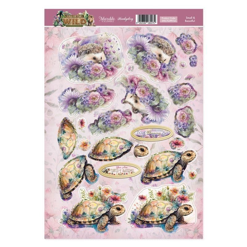 Small & Beautiful - Call of the Wild 3D Decoupage Topper for Paper Crafts