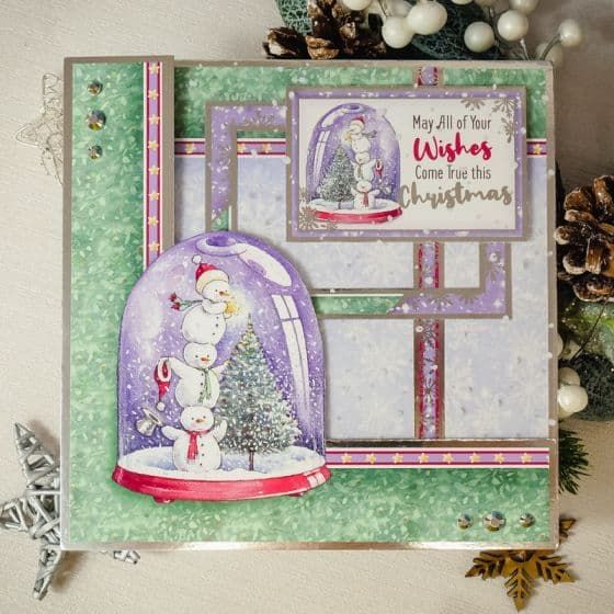 Snow Much Fun! Luxury Topper Paper Craft Set for Greeting Cards