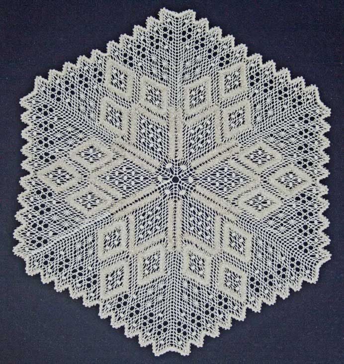 Snowflake Torchon Bobbin Lace Pattern