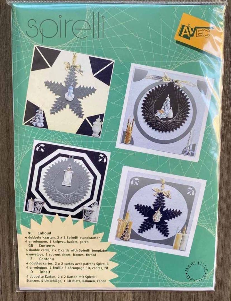 Spirelli Thread Pattern Paper Craft Card Making Kit