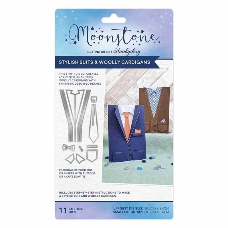 Stylish Suits & Woolly Cardigans Paper Craft Dies