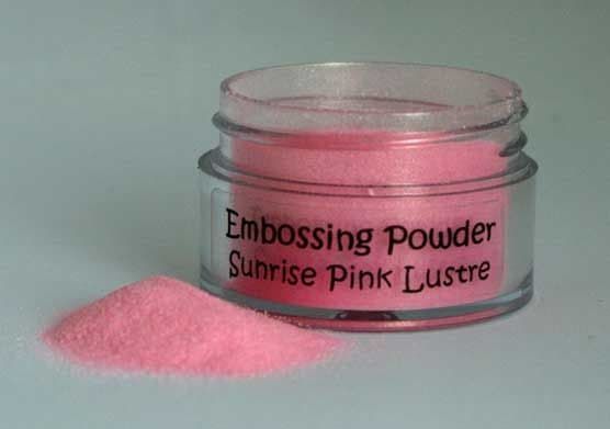 Sunrise Pink Lustre Cosmic Shimmer Embossing Powder