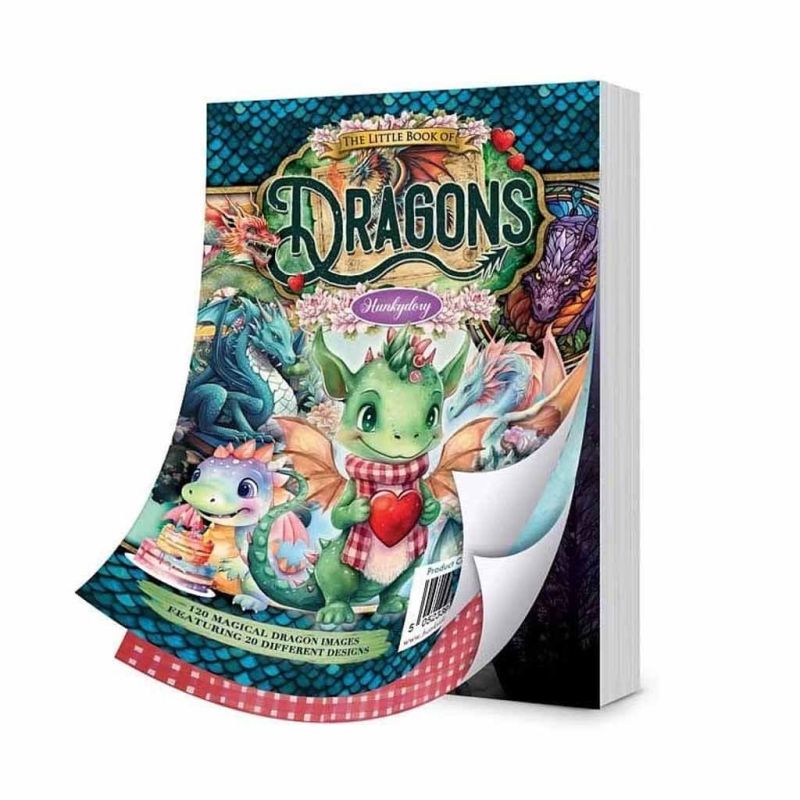 The Little Book Of DragonsToppers & Embellishment For Paper Craft