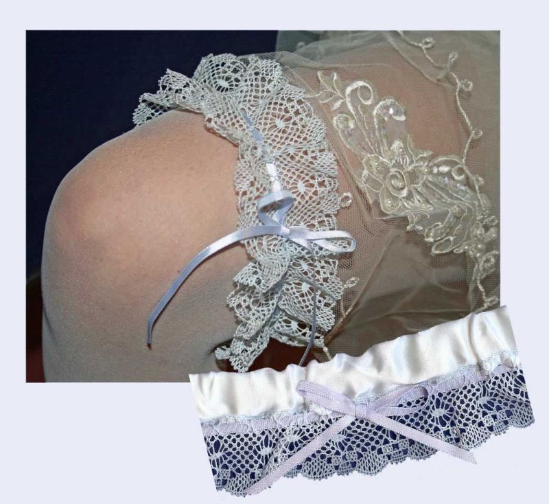 To Have & To Hold Torchon Bobbin Lace Garter Pattern