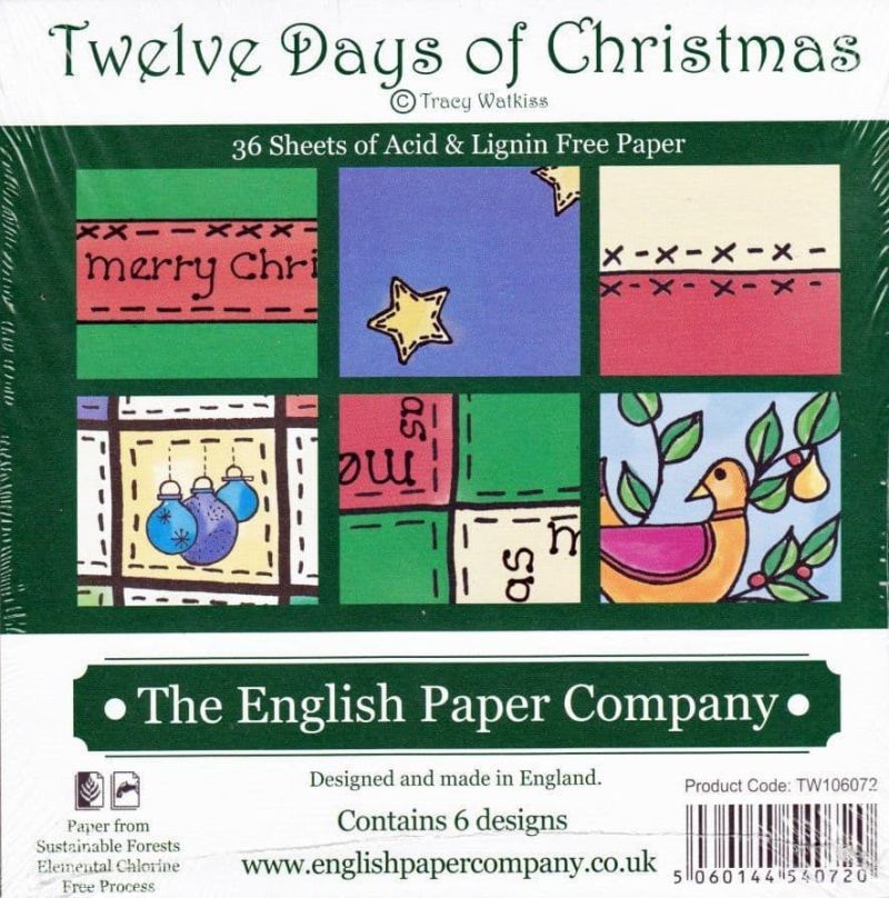 Twelve Days of Christmas 36 Sheets 6