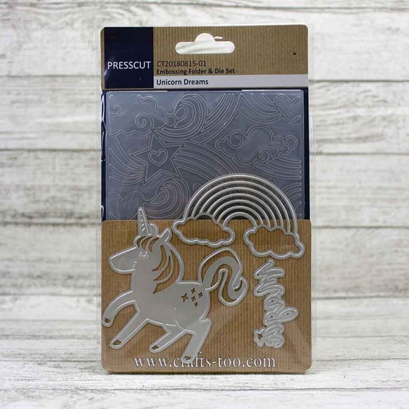 Unicorn Dreams Embossing & Craft Die Set for Paper Crafts