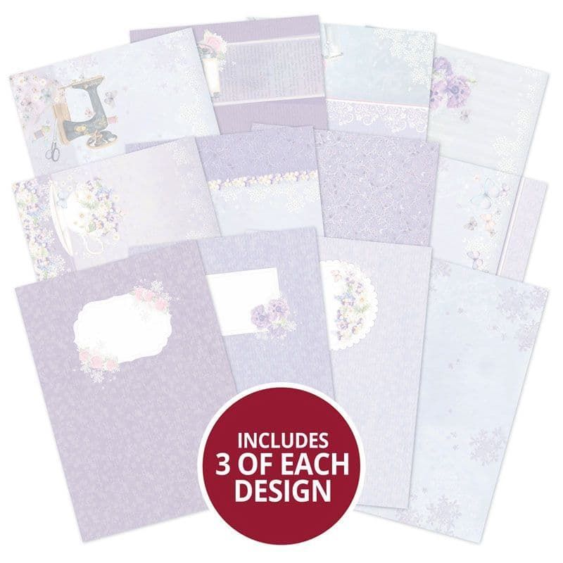 Violet Delights Luxury Card Inserts By Hunkydory