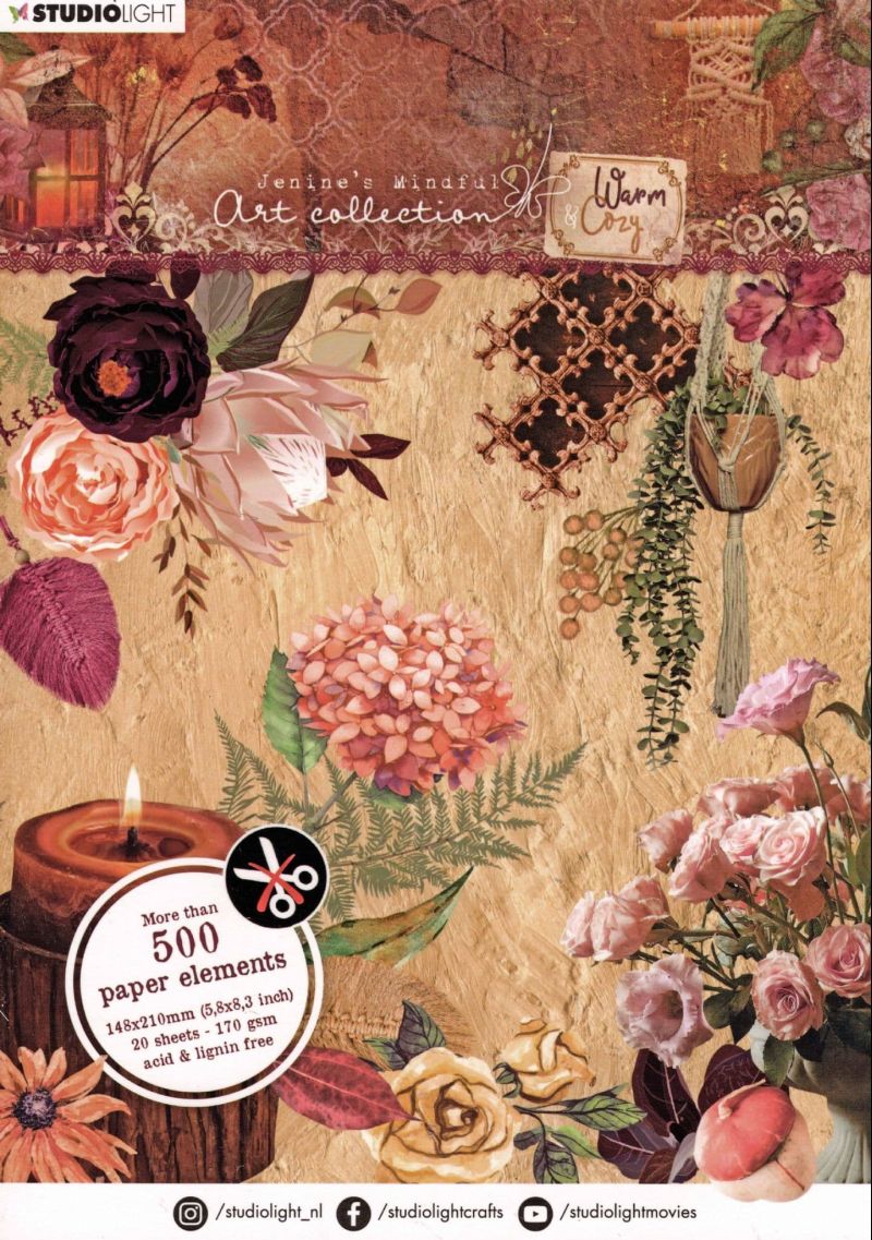 Warm & Cozy Die Cut Elements Paper JMA-WAC-DCB15