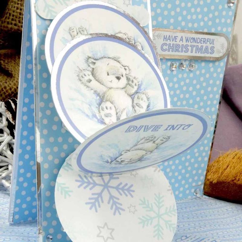 Fabulously Festive Waterfalls Topper Die Cut Paper Crafting Kit