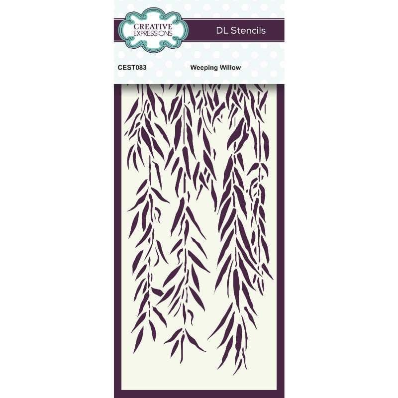 Weeping Willow DL Stencils For Paper Crafting Creative Expressions