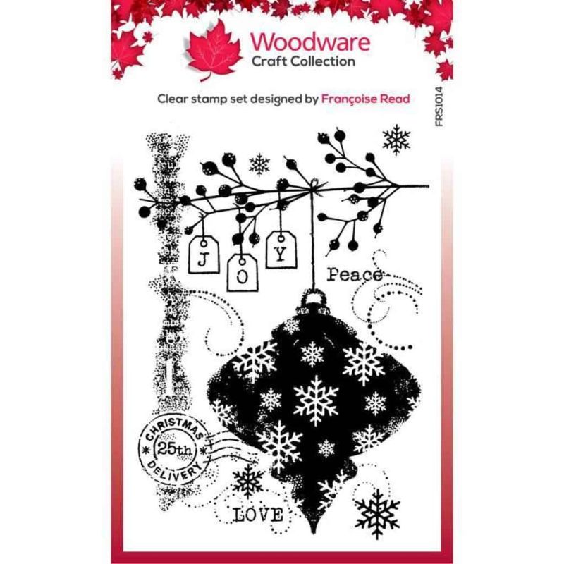 Winter Bauble Clear Rubber Stamps for Paper Crafts