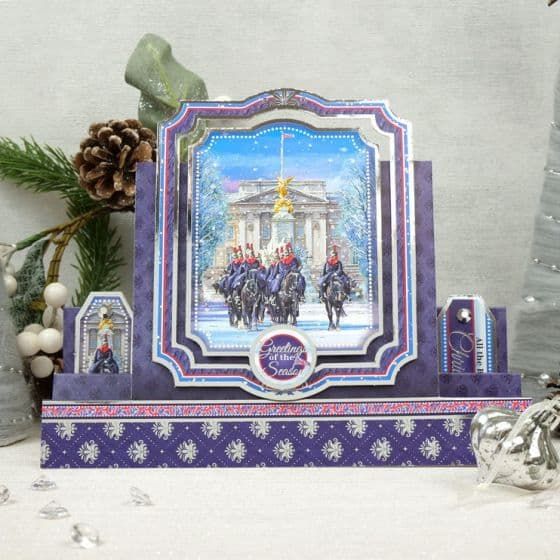 Winter Royal Parade Luxury Topper Paper Craft Set for Greeting Cards