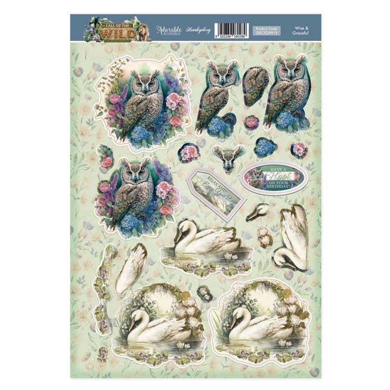 Wise & Graceful - Call of the Wild 3D Decoupage Topper for Paper Crafts