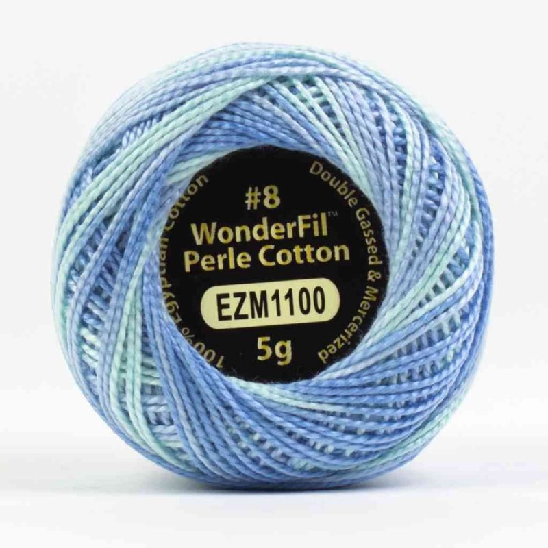 Wonderfil Eleganze Variegated  #8 Perle Cotton Thread For Bobbin Lace