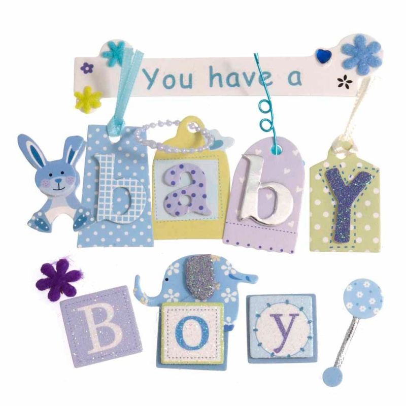 You Have A New Baby ... Toppers for Paper Craft & Card Making