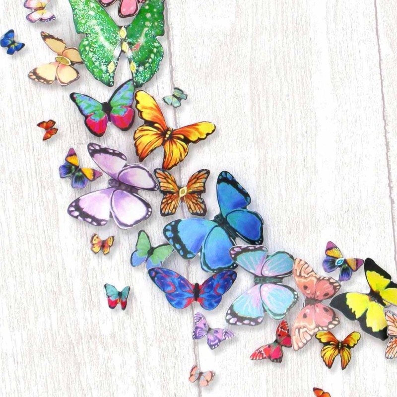 A Kaleidoscope of Butterflies Die Cut 3d Craf