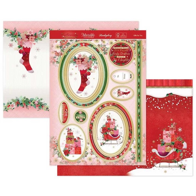 Gifts For You Heartwarming Christmas Die Cut 