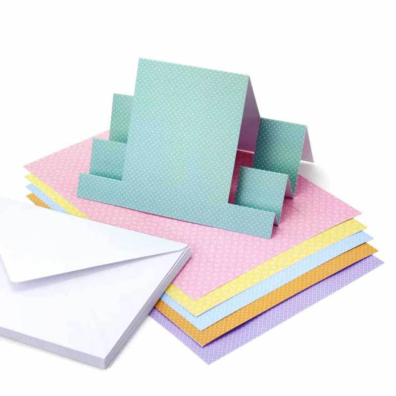 Pretty Pastels Stepper Card Blank & Envelopes