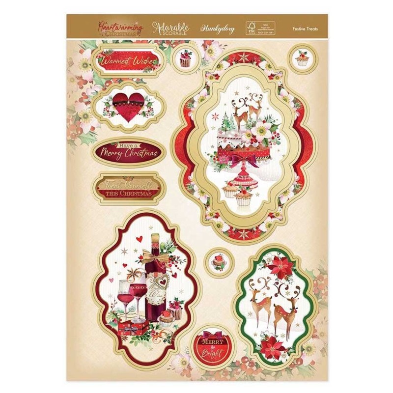 Festive Treats Heartwarming Christmas Die Cut