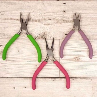 3 Sof Grip Craft Pliers For Craft Wire, Jewel