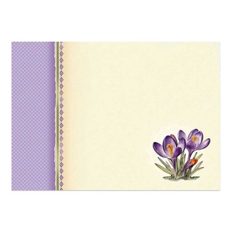 Joyful Crocus In Full Bloom Flower Deco-Large