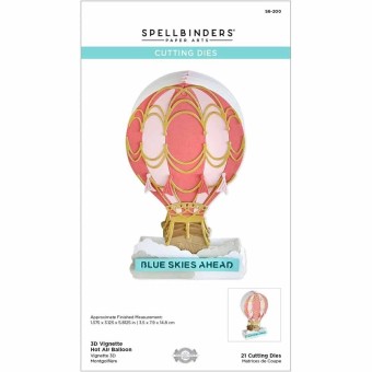 3d Vignette Hot Air Balloon Paper Craft Cutti