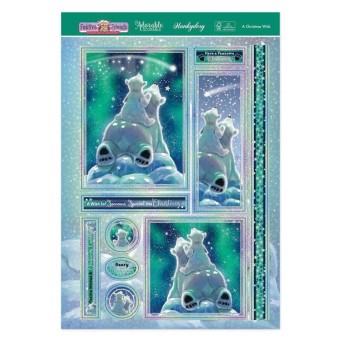 A Christmas Wish Polar Bear & Cub Luxury Pape