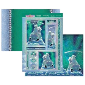 A Christmas Wish Polar Bear & Cub Luxury Pape