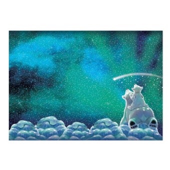 A Christmas Wish Polar Bear & Cub Luxury Pape