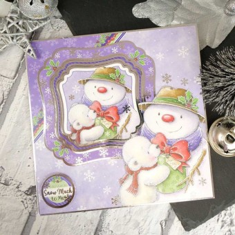 A Gift For You Snowman & Teddy Bear Luxury Pa