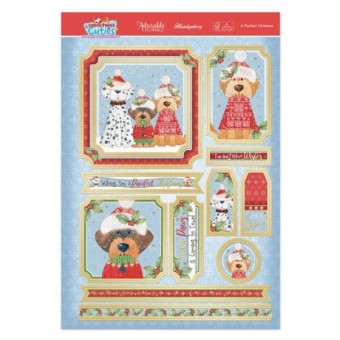 A Pawfect Christmas Luxury Topper Paper Craft