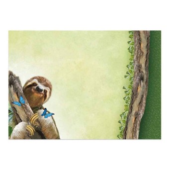 A Relaxing Day Sloth Die Cut 3d Decoupage Dec