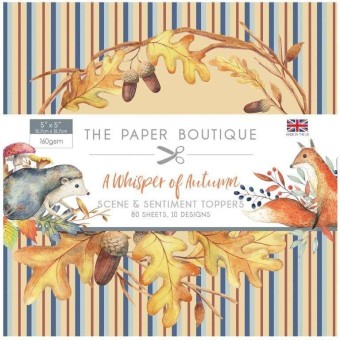 A Whisper of Autumn Scene & Sentiment Toppers