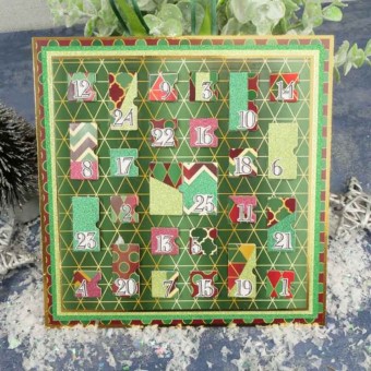 Advent Calendar Die for Crafting Your Own Adv