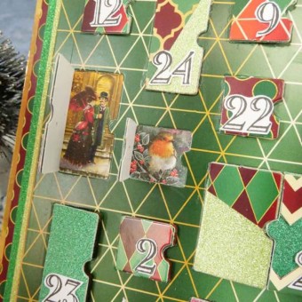 Advent Calendar Die for Crafting Your Own Adv