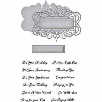 All Occasion Sentiments Rubber Stamps & Metal