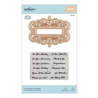 All Occasion Sentiments Rubber Stamps & Metal