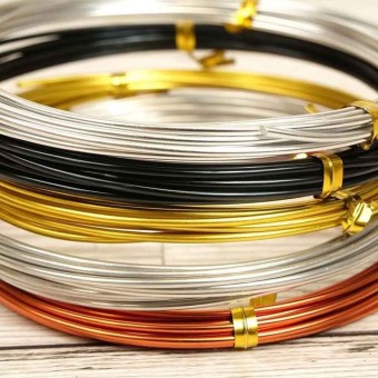 Aluminium Craft Wire - Festive Colours For Cr