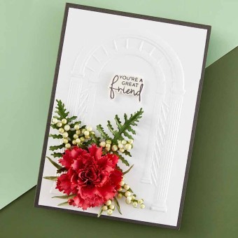 Arbor & Ivy Background 3d Embossing & Cutting