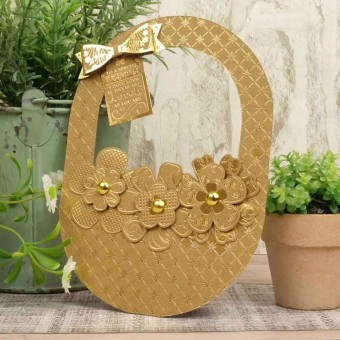 Archway Rocker Luxury Shaped Card Blank & Env